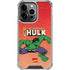 Marvel Classic Comics The Incredible Hulk iPhone 15 Pro Max Clear Case